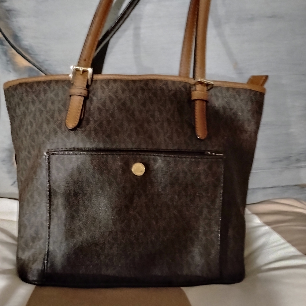 Michael Kors Dark Brown Tote Bag